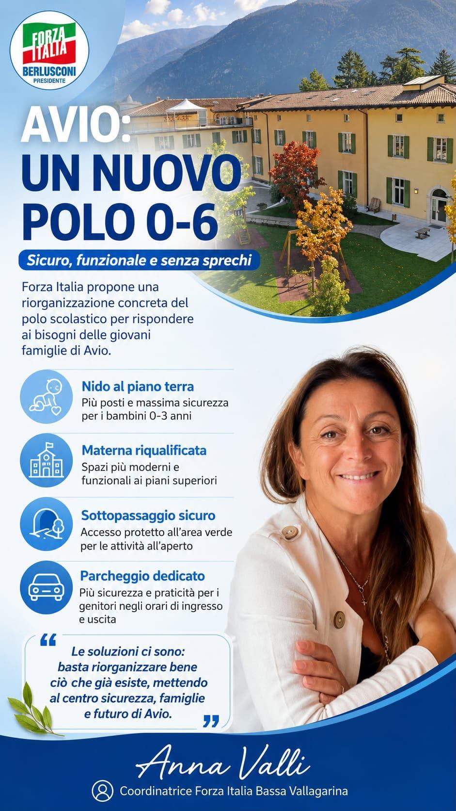 Avio, Forza Italia e la priorità all'infanzia