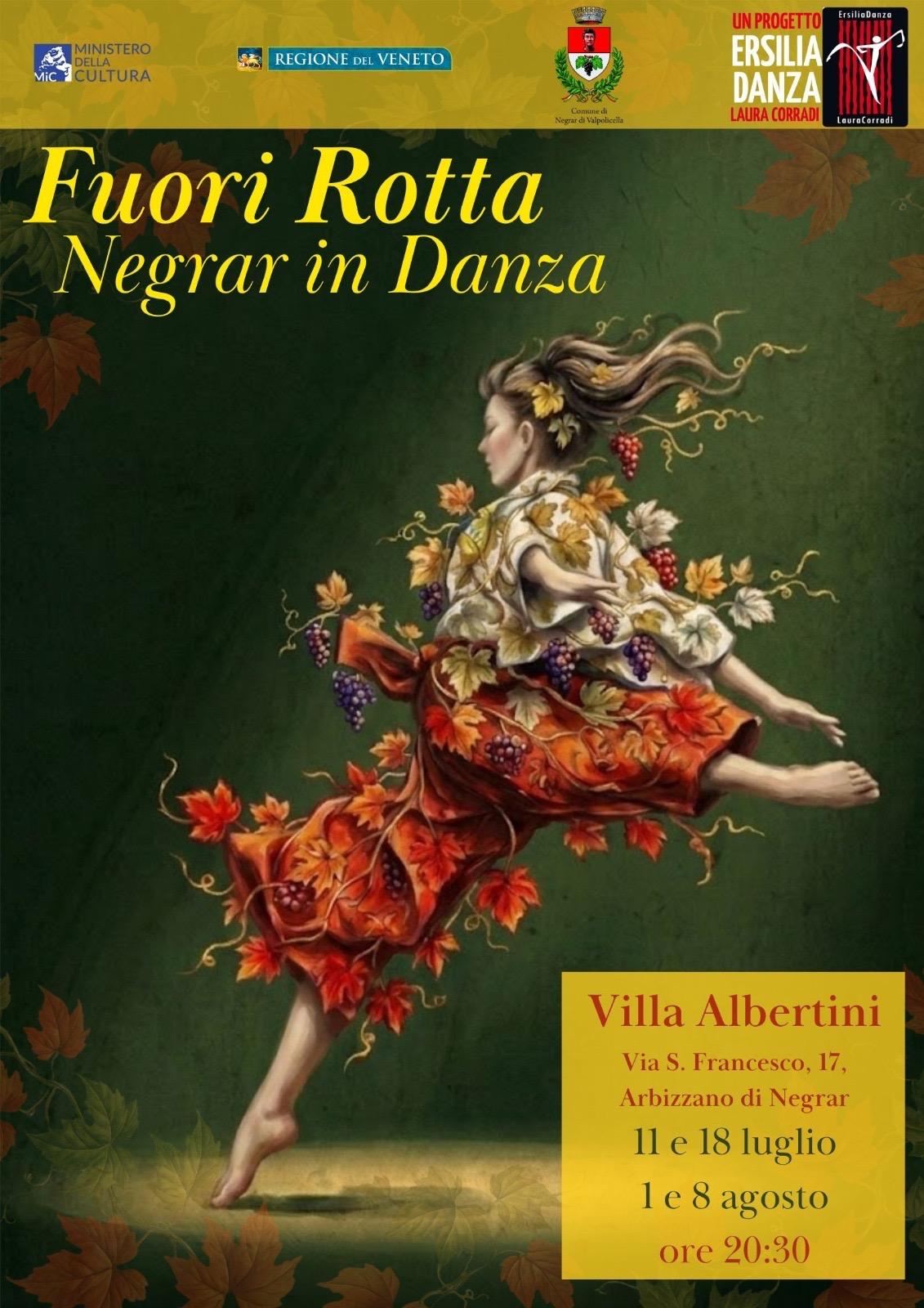 FUORI ROTTA - NEGRAR IN DANZA La prima edizione della rassegna di danza contemporanea