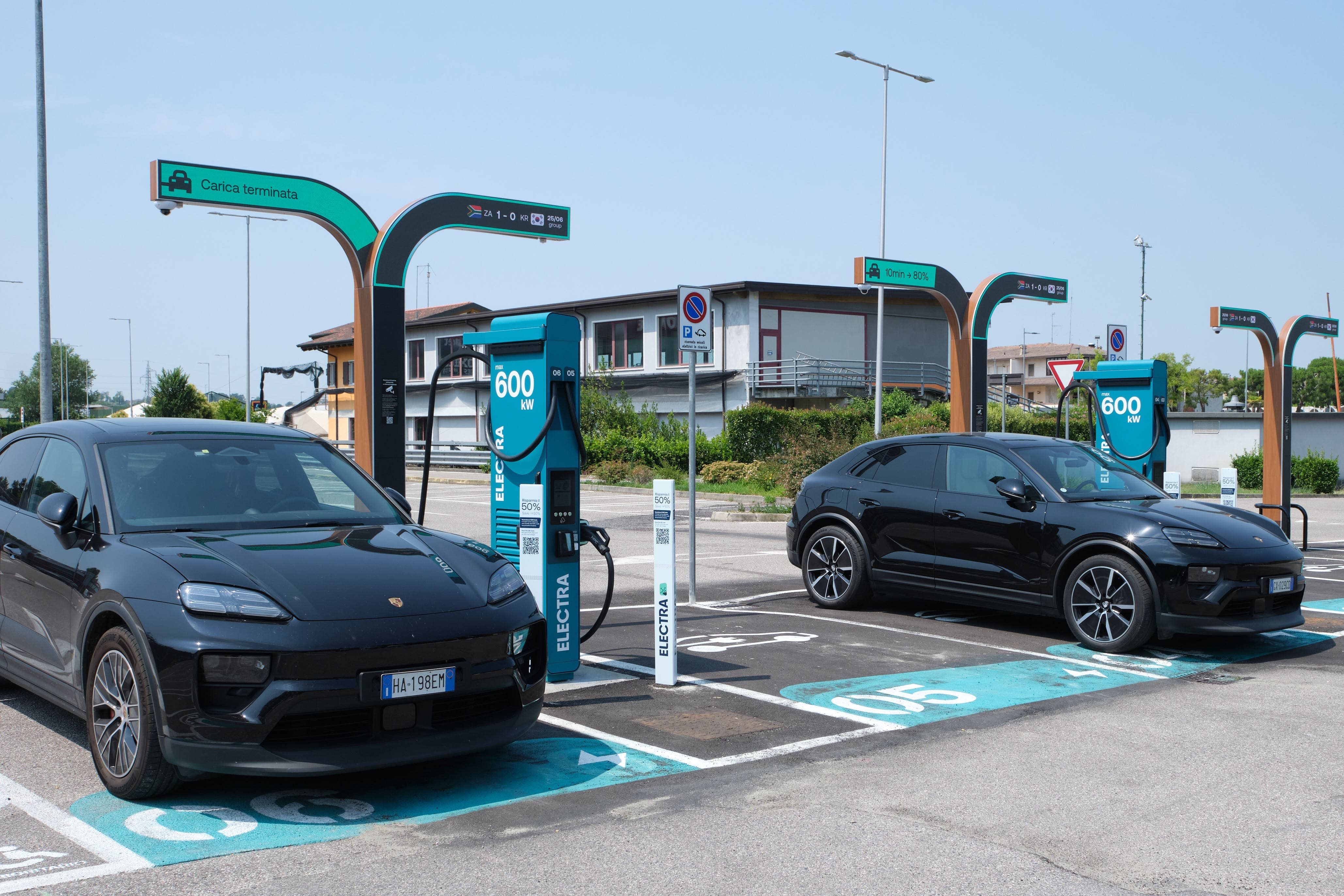 Peschiera, inaugurata la stazione di ricarica per veicoli elettrici più potente del Veneto
