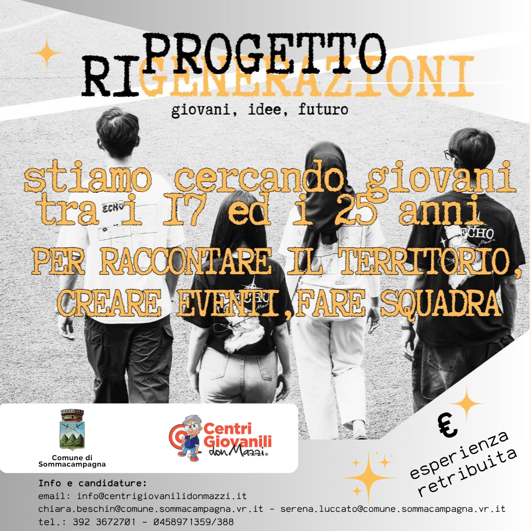 Sommacampagna, al via il progetto ‘Rigenerazioni’